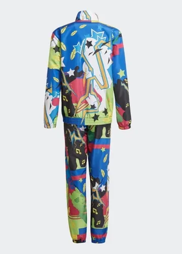 Vista 2 de ADIDAS X LEGO UNISEX - Conjunto de chándal para niños grandesjóvenes blanco azul azul brillante dorado semisolar mediano Blanco Azul Azul