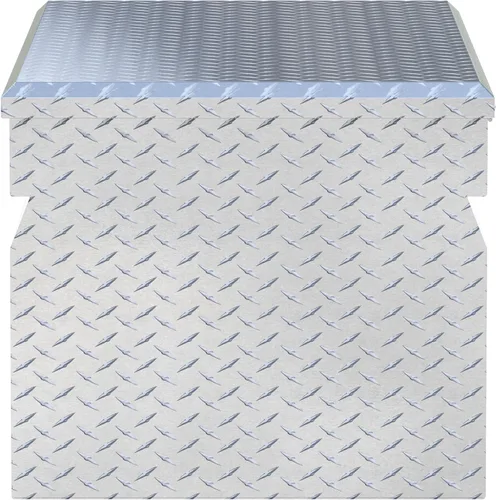 Vista 7 de UWS EC20241 Caja de almacenamiento de aluminio de pared pesada de 48 pulgadas, tapa RigidCore