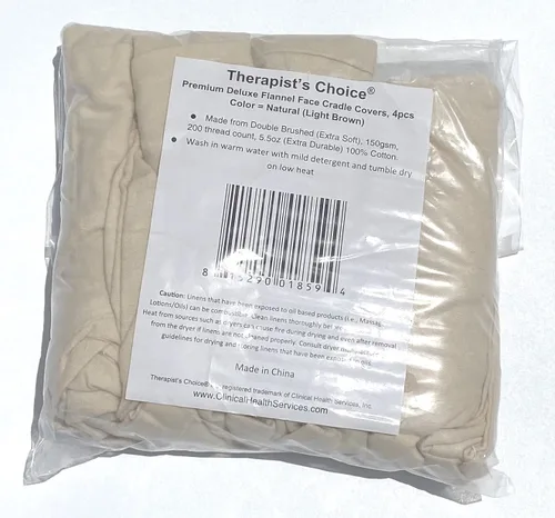 Vista 9 de Therapist's Choice® Juego de sábanas de franela de alta calidad de 3 piezas, para mesas de masaje, incluye sábana encimera, sábana bajera y funda