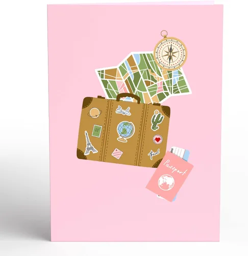 Vista 3 de Lovepop Tarjeta de felicitación de amor para ella, él – 3D San Valentín, tarjetas emergentes de aniversario – You Mean the World to Me – 5 x 7