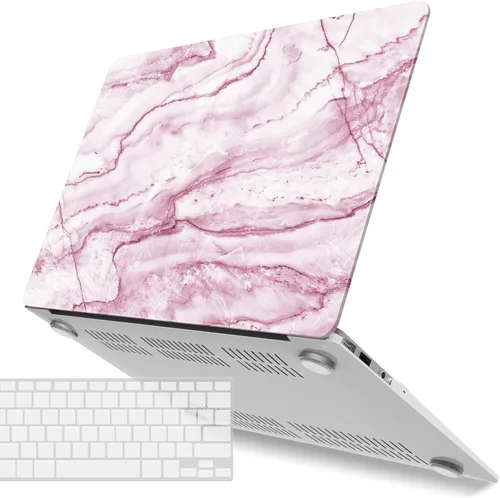 Vista 47 de IBENZER - Funda compatible con MacBook Air de 11 pulgadas, modelo A1370 A1465, funda de plástico suave al tacto, rígida, en paquete con funda