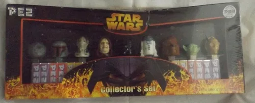 Vista 2 de Star Wars Juego de coleccionista PEZ de edición limitada con 9 dispensadores PEZ de Star Wars