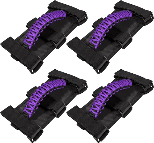 Vista 21 de Asas de agarre para Jeep Wrangler JK JKU JL JLU TJ YJ Sports Sahara Freedom Rubicon Unlimited Gladiator JT 1955-2023 UTV ATV Accesorios Premium 550