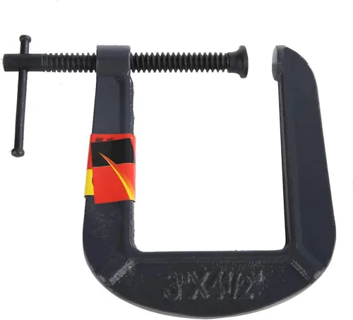 Vista 6 de Heavy Duty C-Clamp Carpintería, dispositivo de almeja de carpintería con abrazadera G para carpintería, metalurgia y proyectos