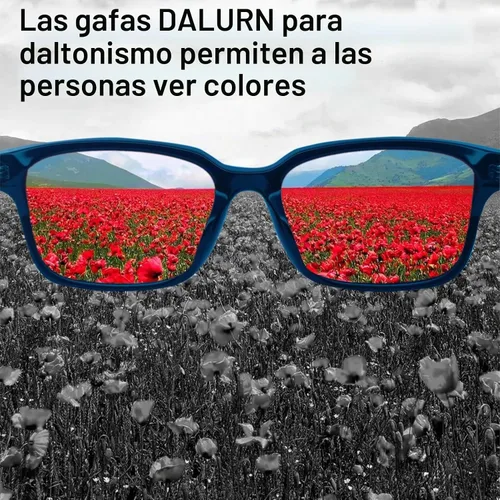 Vista 6 de Gafas daltónicas para hombres, uitable para uso en interiores y exteriores Gafas daltónicas