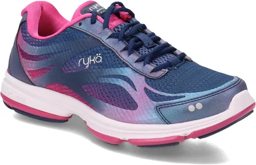 Vista 4 de Ryka Devotion Plus 3 - Tenis para caminar para mujer, AzulRosa