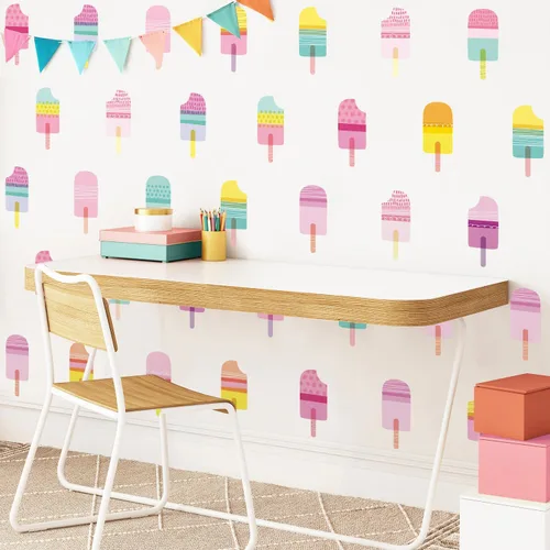 Vista 11 de 208Pcs Pegatinas de Pared de Flores Boho, Calcomanías de Pared de Flores Rosas, Autoadhesivas, Flores Silvestres de Acuarela Neutrales Extraíbles