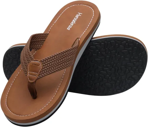 Vista 7 de Harssidanzar Chanclas con punta para los dedos, zapatillas de hombre, informales, zapatillas de surf, zapatillas de playa, baño, verano