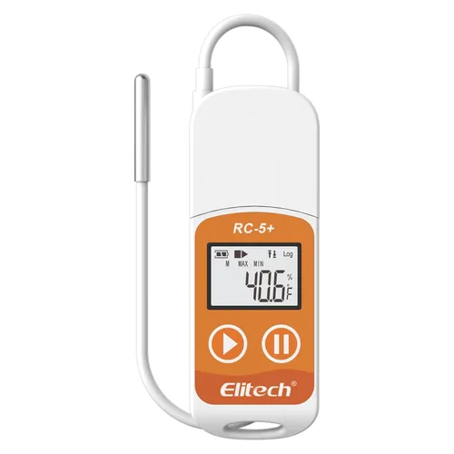 Vista 10 de Elitech RC-5+ TE Digital PDF Registrador de datos de temperatura USB Grabador reutilizable Termómetro refrigerador 32000 puntos de alta precisión
