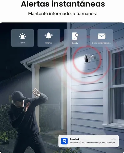 Vista 7 de REOLINK 5MP Color Night Vision Security Cameras Outdoor Wireless