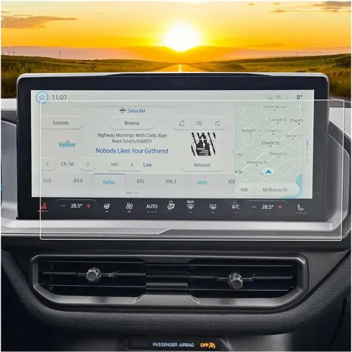 Vista 39 de Protector de pantalla compatible con Ford Ranger 2026, antirreflejos, mate, para Ford Ranger LARIAT/Raptor SYNC 4 Pickup Truck de 12 pulgadas