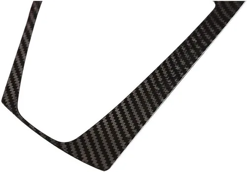 Vista 5 de YIWANG 100% fibra de carbono real coche cambio cambio marco marco marco ajuste para BMW M3 M4 F80 F82 F83 2014-2018 mano izquierda accesorios