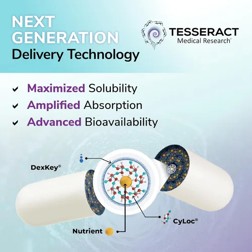 Vista 6 de Tesseract Medical Research BerberActiv-QR Berberine Suplemento de apoyo inmunológico, apoya la salud del hígado, hipoalergénico, 350 mg, 90 cápsulas