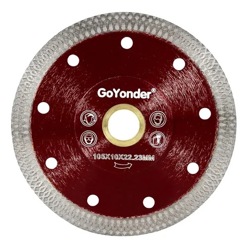 Vista 34 de GoYonder Hoja de Sierra de Diamante Super Delgada de 4" para Amoladora Hoja de Azulejo, Hoja de Sierra de Diamante para Cortar Azulejos de Porcelana