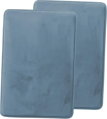 Vista 47 de Clara Clark Alfombra de Baño 24" x 17" - Alfombras de Baño, Tapete de Baño de Espuma Viscoelástica, Afelpado, Acogedor, Ultra Suave, Antideslizante