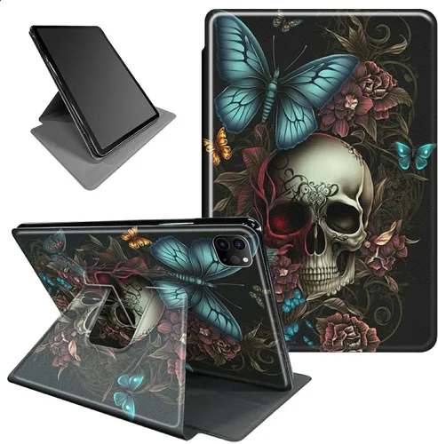 Vista 48 de Funda para iPad mini 6 para iPad mini 6ª generación 8.3 pulgadas 2021 360 grados giratorio soporte ligero protector inteligente cubierta