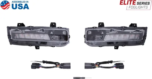 Vista 5 de Diode Dynamics Elite Series - Lámpara antiniebla combinada compatible con Ford Mustang 2018-2023 (USDM), blanco frío (juego)
