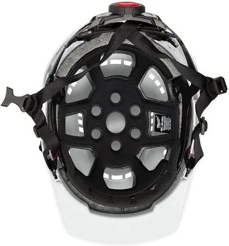 Vista 7 de Milwaukee Electric - Casco de seguridad ventilado con visera frontal blanca - Tipo 2 CL