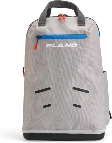 Vista 43 de Plano Bolsa de aparejos de pesca de vanguardia para fines de semana, base impermeable moldeada, almacenamiento espacioso, mangas de herramientas