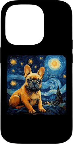 Vista 17 de Van Gogh Dog French Bulldog Case for iPhone 17