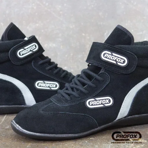 Vista 2 de Coche Auto Racing Zapatos Botas Negro SFI 3.3/5