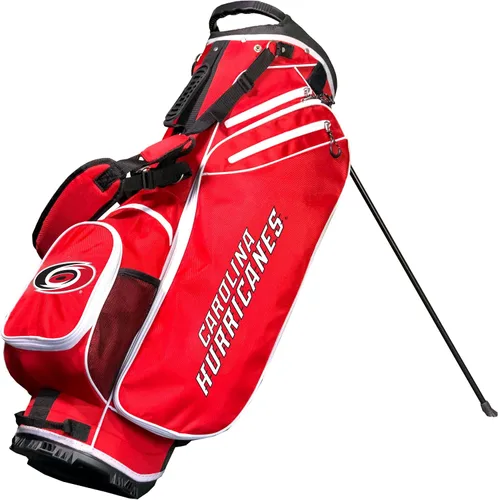 Vista 4 de Team Golf NHL Team Golf NHL Birdie Stand - Bolsa de golf, ligera, divisor de club de 14 vías, soporte de acción de resorte, bolsillo enfriador