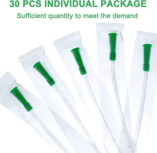 Vista 5 de Nuanchu Kit de Suministros de Tubos de Reemplazo de PVC 30, Tubos Claros de Reemplazo con Manguera Flexible de Extremo Redondeado para Inserción