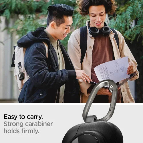 Vista 5 de Spigen Tag Armor Duo diseñado para AirPods Pro (2019) y para AirTag Cover Protección sólida de doble capa, almacenamiento para Air Tag Tracker