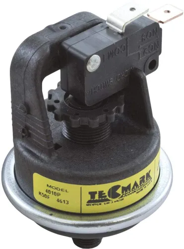 Vista 2 de Presostato 4010P, 25A, Tecmark, 1/8" mpt, SPNO, plástico