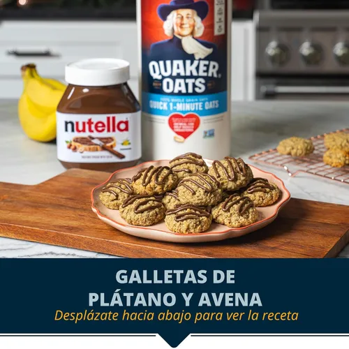 Vista 5 de Quaker Avena rápida de 1 minuto, proyecto verificado sin OMG, 2.5 libras (paquete de 2)