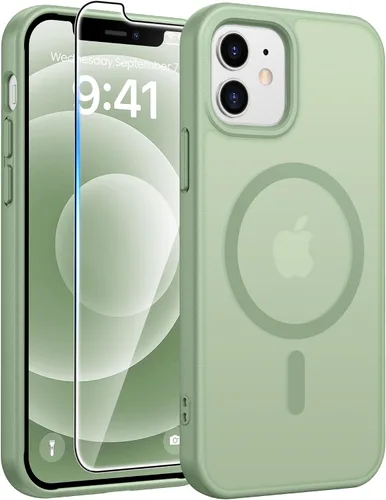 Vista 174 de FNTCASE - Funda para iPhone 16, apta para Magsafe, color blanco