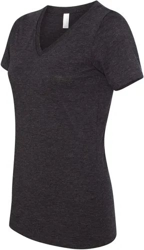 Vista 3 de BellaCanvas Camiseta de punto relajado SS con cuello en V
