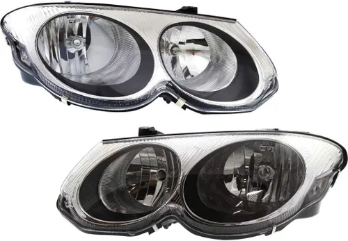 Vista 7 de Para Chrysler 300M faro Asamblea 2002 2003 2004 lado del conductor w/bombillas sustituye CH2502126