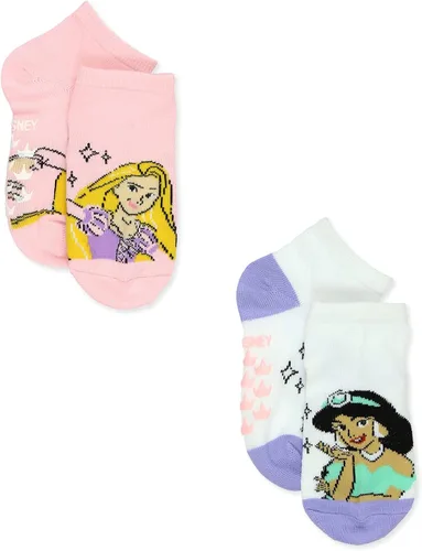 Vista 5 de Disney Princess - Paquete de 6 calcetines para niñas pequeñas con pinzas