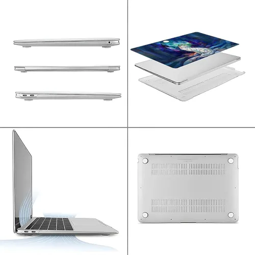 Vista 19 de Funda para computadora MacBook Pro de 13 pulgadas, modelo A1425/A1502, modelo A1425/A1502, diseño de primera calidad, funda rígida para laptop 3D 3D