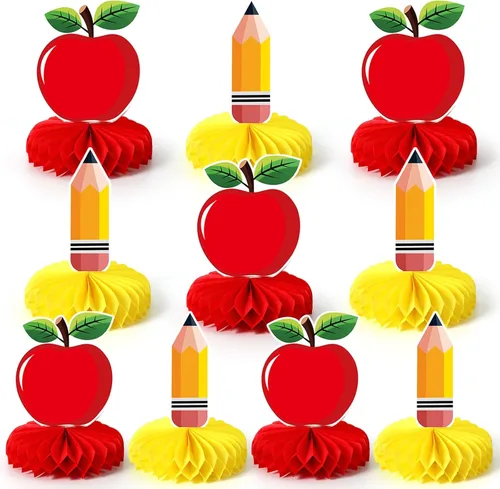 Vista 27 de 10 piezas de centros de mesa de panal de abeja de San Valentín para la mesa, decoraciones de San Valentín, centro de mesa de panal, centros de mesa