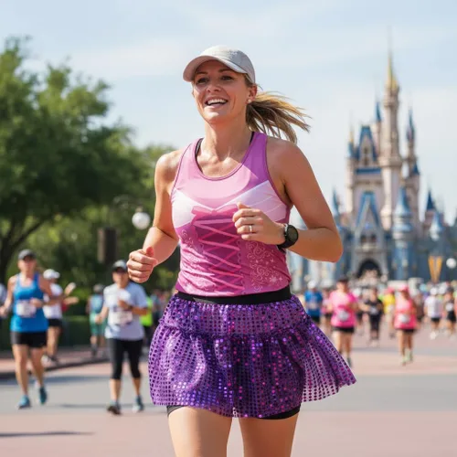 Vista 6 de Gone For a Run Camisetas sin mangas de rendimiento para mujer Vestido de princesa y de cuento de hadas para correr Varios diseños Todas