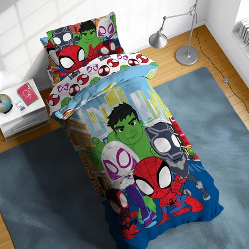 Vista 49 de Sunny Side Up Monster Jam - Juego de edredón para niños pequeños, ropa de cama preescolar de 4 piezas, incluye edredón, sábanas y funda de almohada