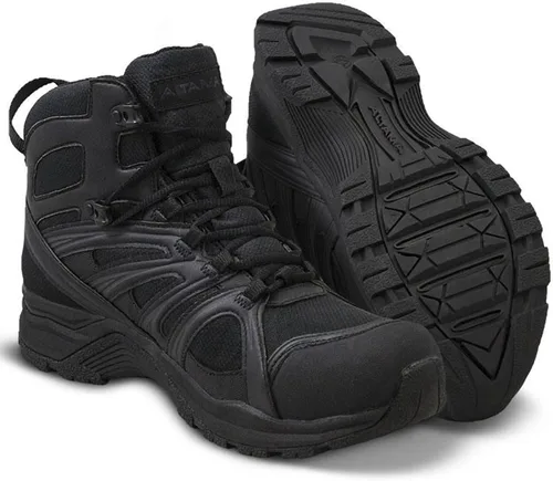 Vista 6 de Altama Unisex Aboottabad Trail Runner Mid Combat Boots Negro