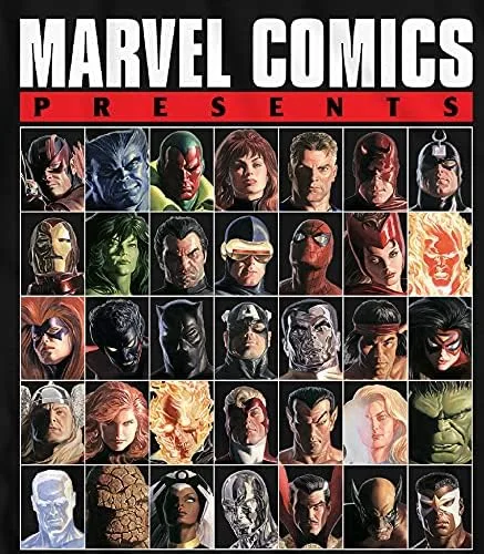 Vista 5 de Marvel Comics Presents Timeless Avengers Grid Captain America Iron Man Camiseta X-Men
