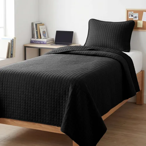 Vista 59 de Southshore Fine Living, Inc. Juego de edredón individual XL, colcha de microfibra acolchada, juego de edredón individual con funda de almohada, ropa