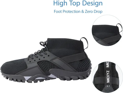 Vista 3 de Zapatos de senderismo acuático para hombres y mujeres, zapatos de vadeo antideslizantes para caminar, pescar, río, arroyo, kayak