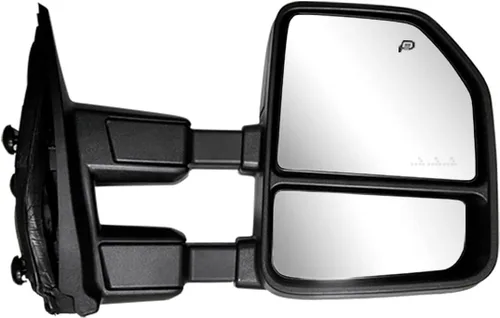 Vista 2 de Espejos de Remolque compatibles para Ford F250 F350 F450 F550 Super Duty Truck 1999-2016 Espejos Laterales con Luz de Señal de Giro Eléctricos