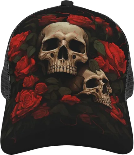Vista 3 de Gorra de béisbol Gorra de camionero Gorra táctica para operador al aire libre, sombreros de sol de malla transpirable con ala curvada