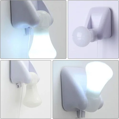 Vista 6 de OSALADI Luz LED para tienda de campaña, portátil, funciona con pilas, linterna para camping y uso al aire libre, luz nocturna compacta de 2.8 x 2.3