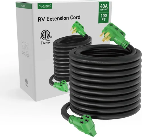 Vista 7 de RVGUARD Cable de extensión RV/EV de 50 amperios y 100 pies