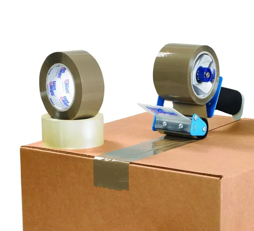 Vista 2 de Aviditi Tape Logic - Cinta de embalaje acrílica resistente, 3 pulgadas x 110 yardas, 2.6 mil, paquete de 24, perfecta para embalaje, envío, mudanza