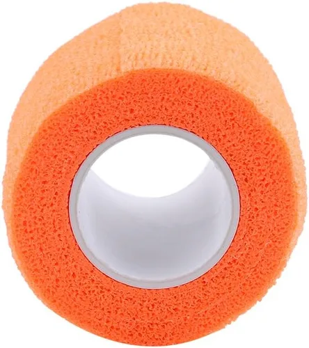 Vista 2 de Fydun - Juego de 5 rollos de cinta autoadhesiva, para juntas de dedos (naranja)