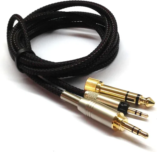 Vista 4 de Cable de audio de actualización de reemplazo NewFantasia Compatible con auriculares Sennheiser HD598, HD598Cs, HD560s, HD598SE, HD620S, HD400PRO