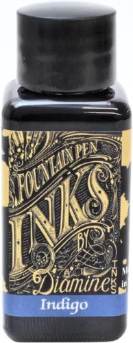 Vista 20 de Tinta embotellada para pluma estilográfica Diamine, 30 ml - Ámbar
